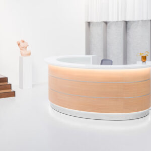 Alba 5 Curved Reception Desk