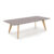 Small Rounded Corner Rectangular Shape Table (6 and 8 Persons)