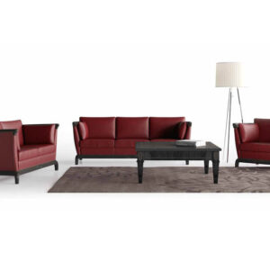 Eliza 1 Classic One, Two And Three Seater Sofa With Curved Wood Finish Legs