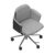 L700 x D700 x 830-950 mm (Curved Seat Back With Castors)