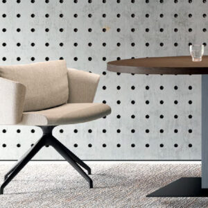 Pino 1 – Leather Fabric Meeting Chair With Armrests 7 1