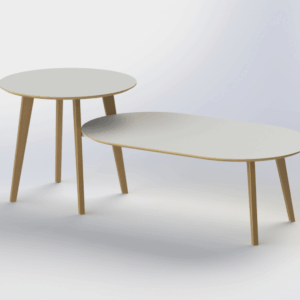Placido – Round With Oval Shape Join Meeting Table Main Image
