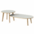 Round and Oval Shape join Table with Wooden Leg (8 Person)
