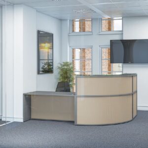 Krizia 4 Cruved Reception Desk With Dda 3