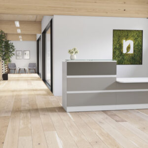 Otello 1 – Reception Desk With Glass Top Shelf And Dda Access Unit 03