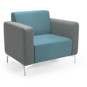 Polly 3 One Two And Three Seater Sofa With Chrome Leg 1