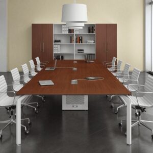 Romola 7 – Meeting Table With Melaminetop And Aluminium Leg 2