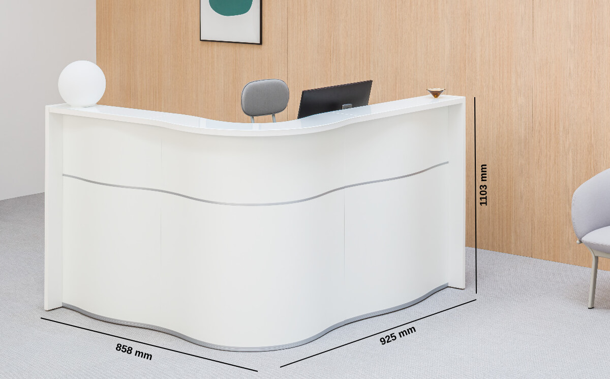 Leyla 4 – Corner And Straight With Dda Access Unit Wave Reception Desk Size Img