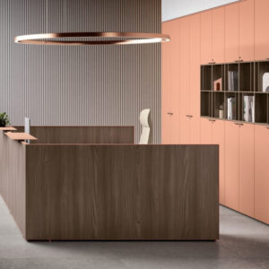 Oriana 1 – Melamine Reception Desk With Return And Dda Access Unit Main Img