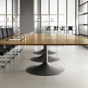 Vittoria Round, Square And Rectangular Shaped Meeting Table With Multiple Legs 1