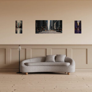 Buona – Grey Boucle Three Seater Sofa 3