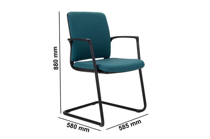 Amy Multi Purpose Chair With Upholstered Seat Size