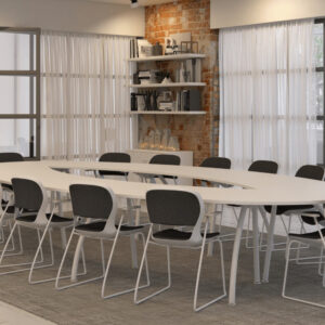 Liona Oval And Triangle Shaped Meeting Table 01 Img 1