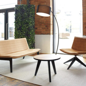 Sidy – One And Two Seater Sofa With Wooden Aluminum Leg 1