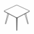 Square Shape Table (4 Persons)