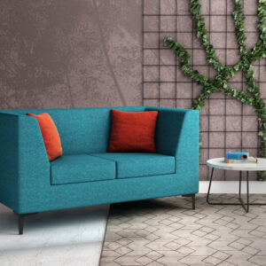 Alisya – Two And Three Seater Sofa With Metal Wooden Legs 1