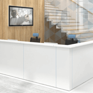 Nazario L And U Shaped Reception Desk With Panel Main Img