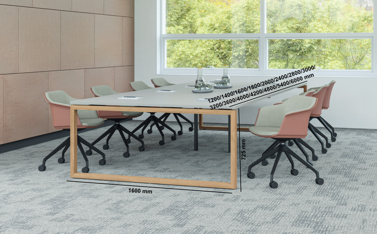 Columbo 4 – Meeting Table With Ring Leg Size Imge