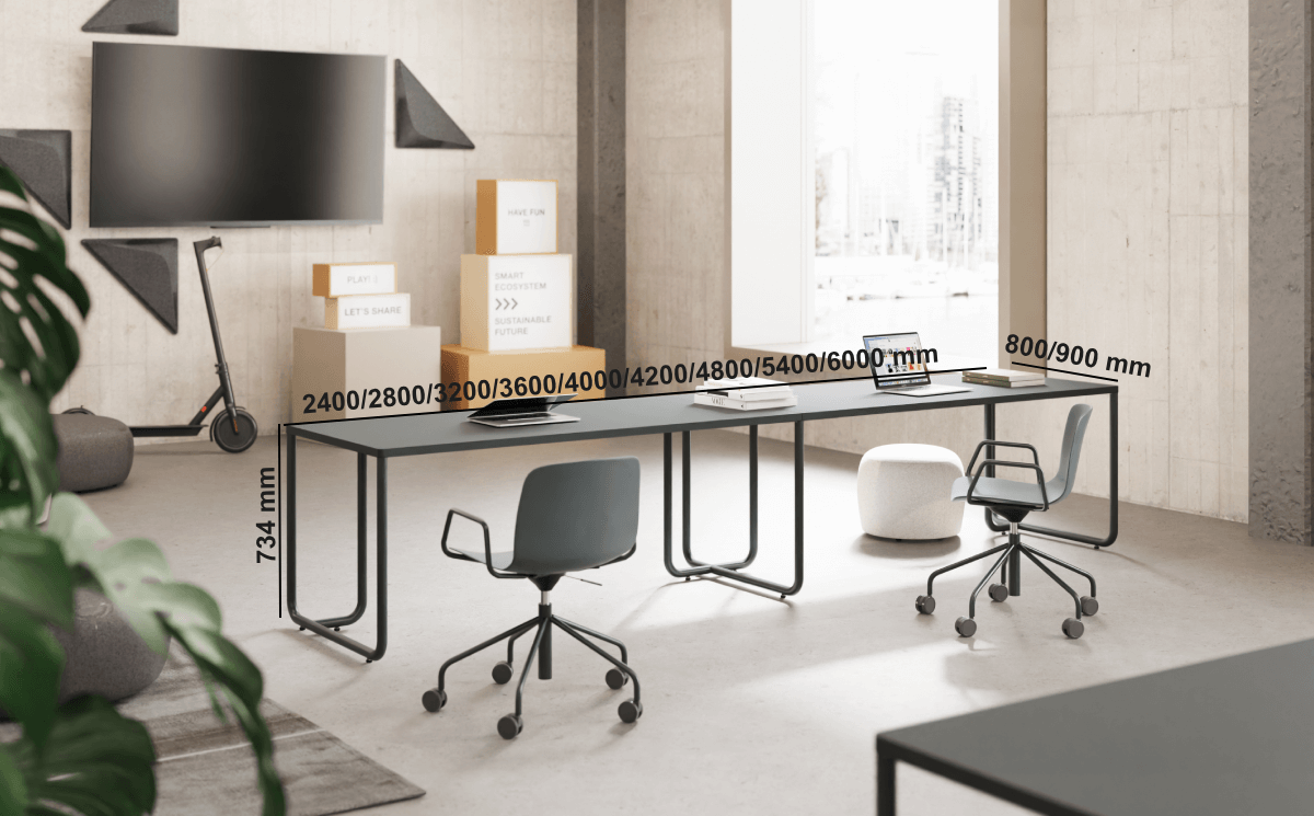 Phebe 5 – Line Bench For 2 And 3 Persons With Optional Storage Tray Size Iamge (1)