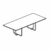 Medium Rectangular Straight Corners Shape Table (6 and 8 Person)