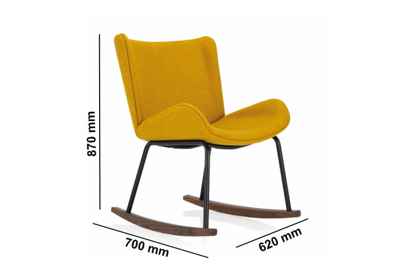 Vrishti Visitor & Lounge Chair Size
