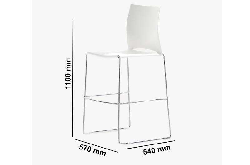 Wind 2 – Skid Base High Stool Size