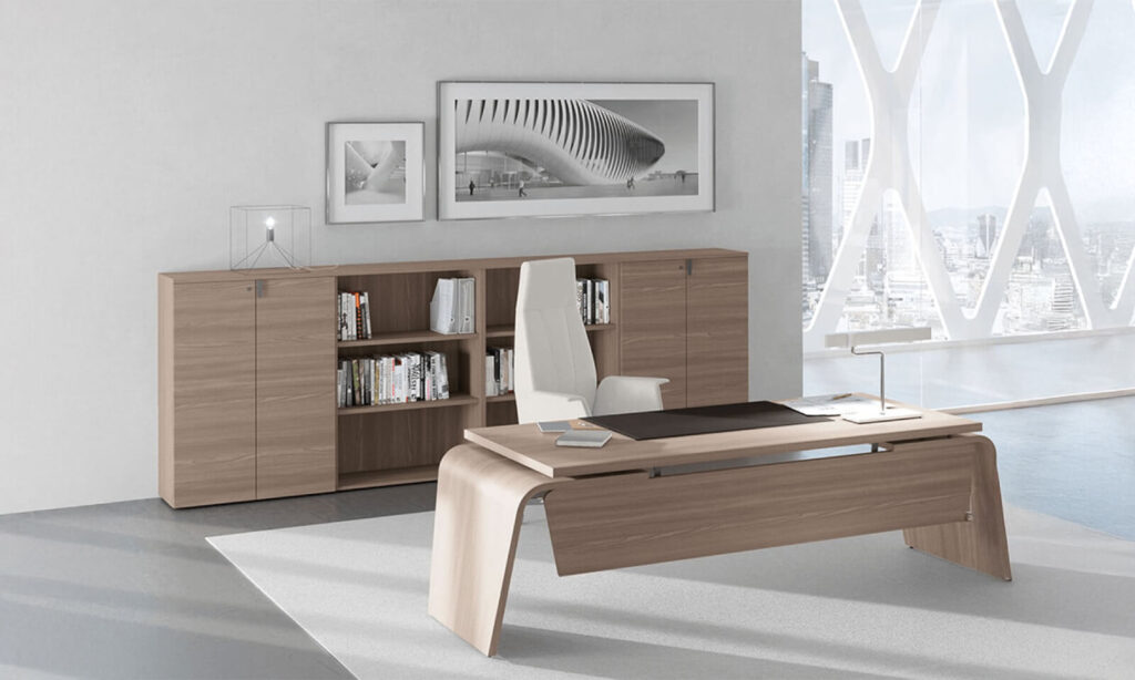 Office storage unit supporting organisation and layout flexibility